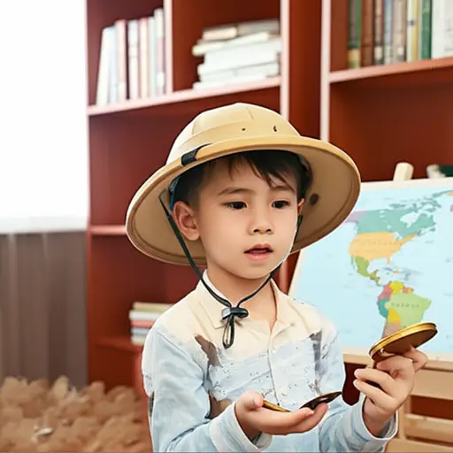 我长大后想成为一名探险家。