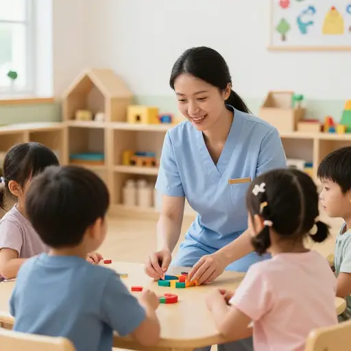您可以将您的孩子交由训练有素的工作人员照看。