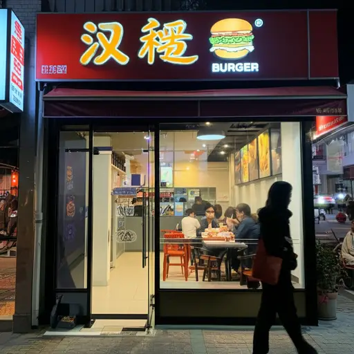 我们今晚吃汉堡吧，我想试试那家新开的店的汉堡。