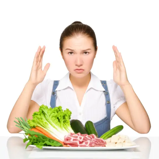 她是个挑食的人，几乎不吃蔬菜。