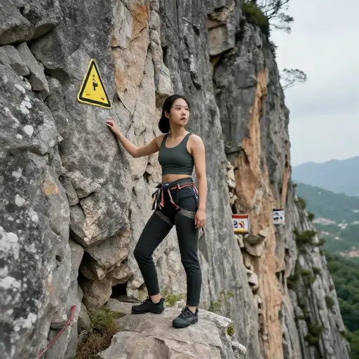 尽管有警告，她还是选择冒险并继续冒险活动。