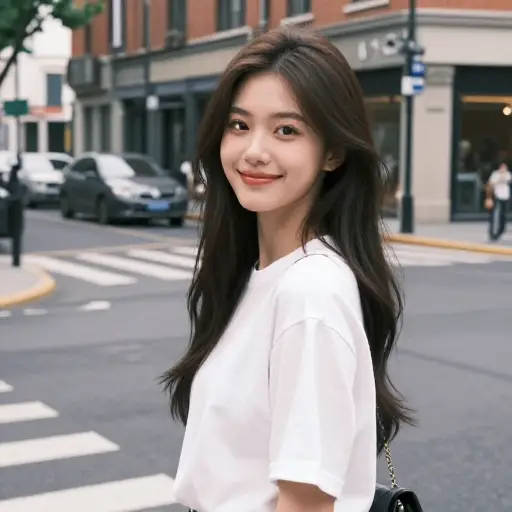 我遇到了一个漂亮的女孩，她叫玛丽。