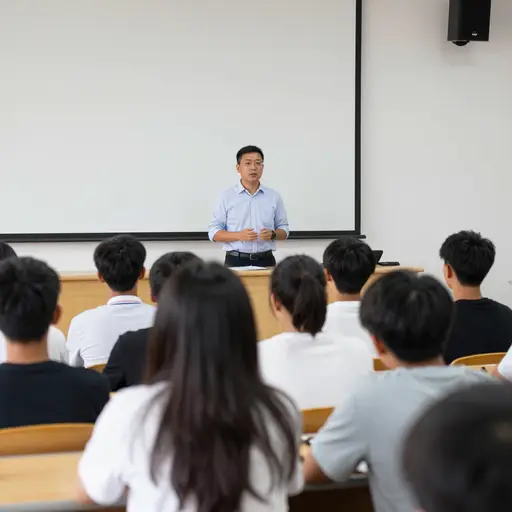 这名男子正在演讲。