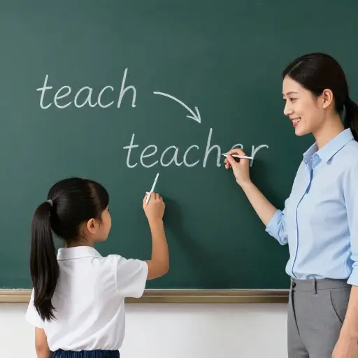 你可以给动词添加后缀“-er”来表示执行该动作的人。