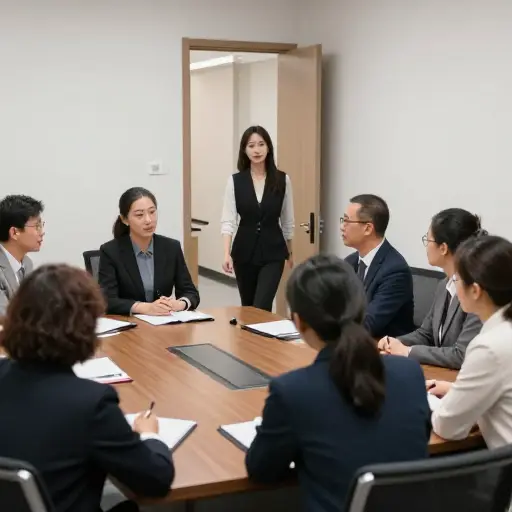 她为什么提前离开了会议？