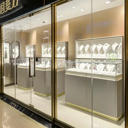 这家商店出售漂亮的珠宝。