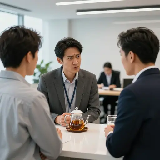 一些同事在新经理背后发表了批评性言论。