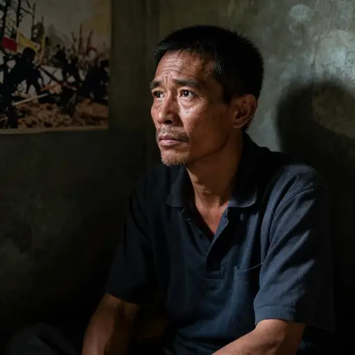 在越南的战斗是一段将困扰他余生的经历。