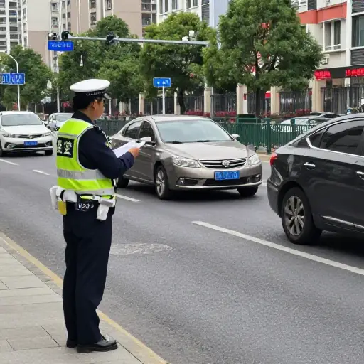 那位驾车者因超速被罚款。