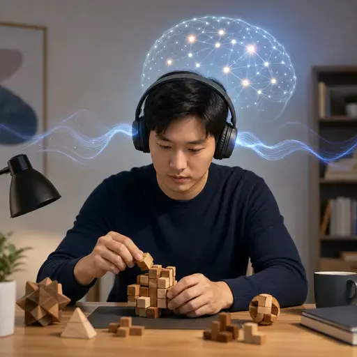 音乐可以刺激大脑活动，提高注意力。
