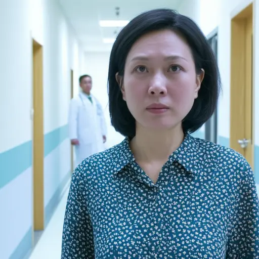 尽管医生多次解释，她仍然坚持认为自己被跟踪的妄想。