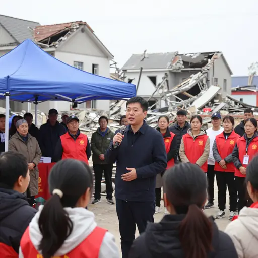 他们正在发起一项呼吁，为地震灾民筹款。