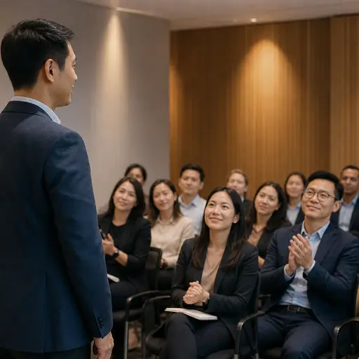 演讲的简短让听众印象深刻。