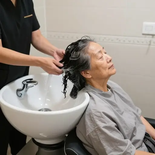 老年患者通常需要他人协助完成个人卫生。