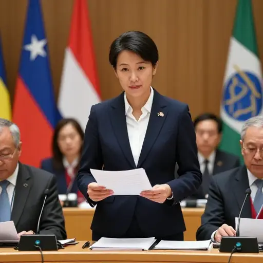 她完全理解国际谈判的复杂性。