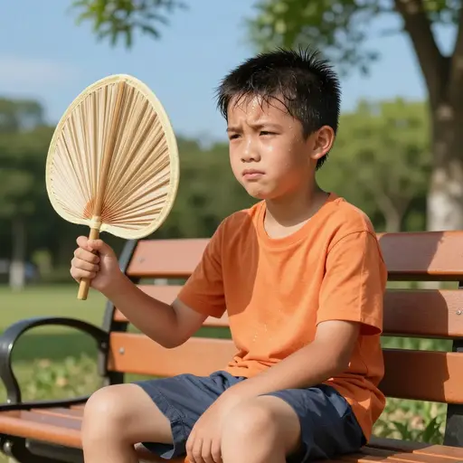太热了。