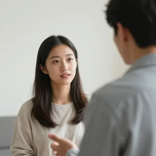 她点着头，无意识地催促他继续。