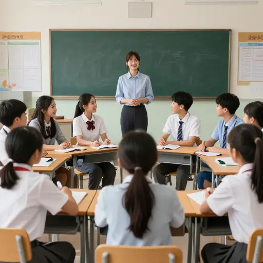 在会话课上，学生更健谈。
