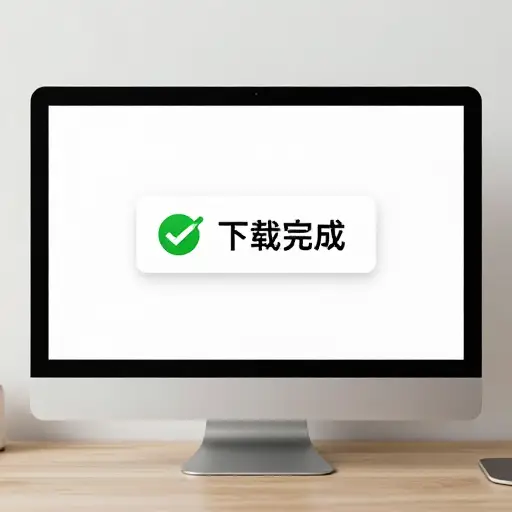 下载成功完成，没有任何错误。