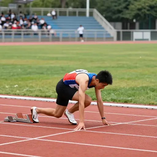 100米短跑是一项经典的径赛项目。