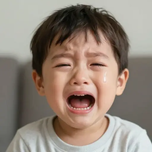 我大声哭了。
