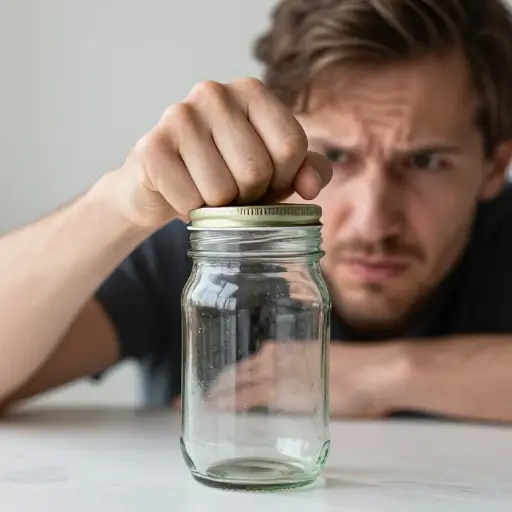 我打不开这个罐子的盖子。