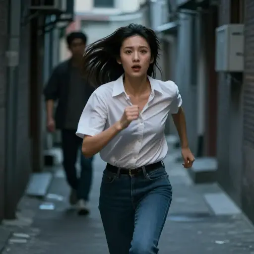 她设法逃脱了那个罪犯的魔爪。