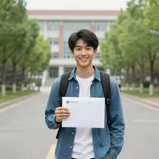 大学已经接受了我的申请。