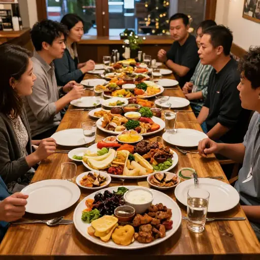 这家餐厅的食物份量非常足。