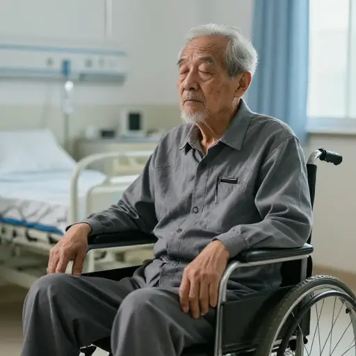 除了失明之外，他的整体健康状况也恶化了。