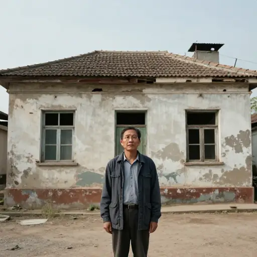 尽管老房子状况不佳，他依然对这座他长大的地方怀有深深的眷恋。