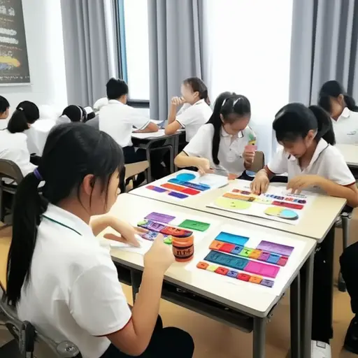 学生们各自完成了几个不同的项目。
