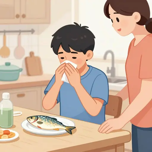 这条鱼闻起来坏了。