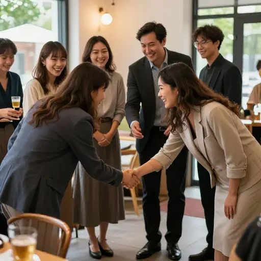 他们的礼貌给我们留下了深刻的印象。