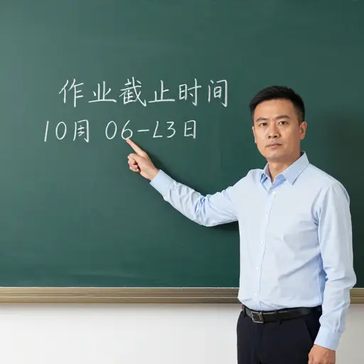 教授对作业截止日期有明确要求。
