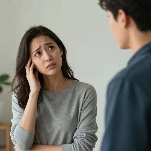 我觉得她没有理解你说话的重点。