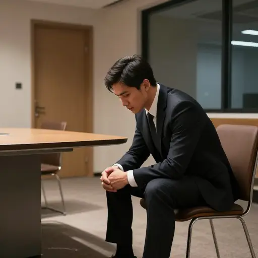 证人显得紧张、犹豫、不自在，而且明显不安。