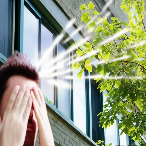 邻居家的音响突然爆发出震耳欲聋的音乐声。
