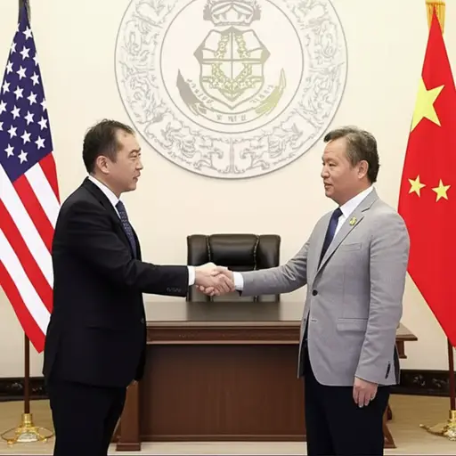 这位记者获得了与总统会面的机会。