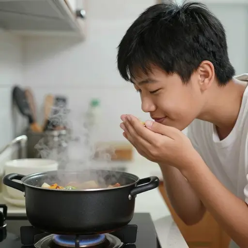 它产生了一股好闻的气味。