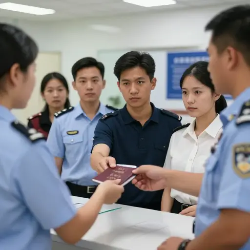 我们被要求交出护照。