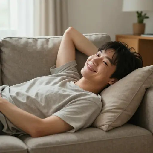 它让我更放松。