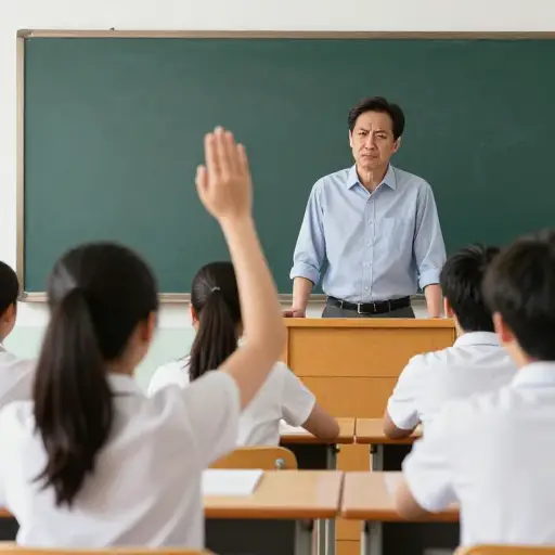 她不断的打断惹恼了老师。