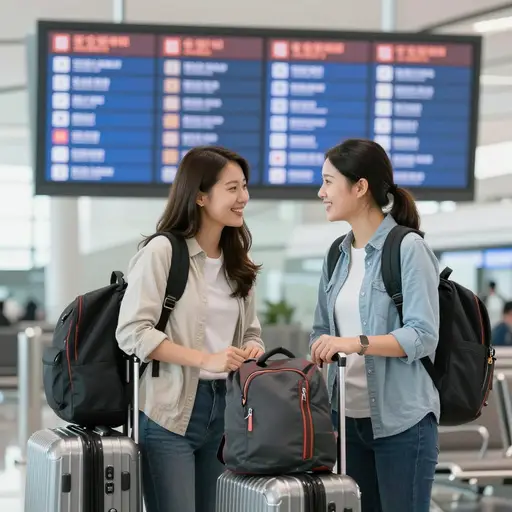 我们将旅行时间安排得与我堂兄的婚礼一致。