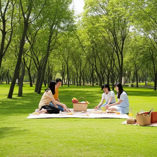 我们计划明天去野餐。