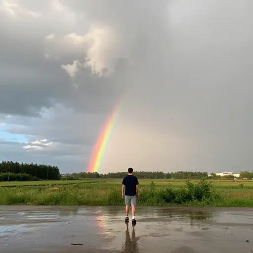 夏日午后的阵雨美丽却短暂，转瞬即逝。