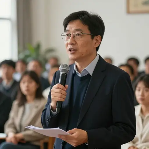 他的雄辩打动了在场的每一位听众。