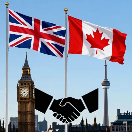 英国与加拿大保持着友好关系。
