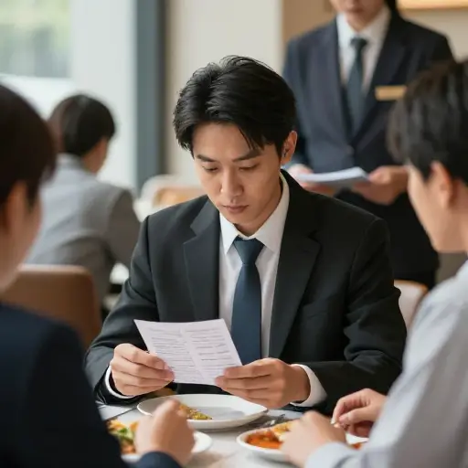 他声称这笔餐厅账单是一项合理的业务支出。