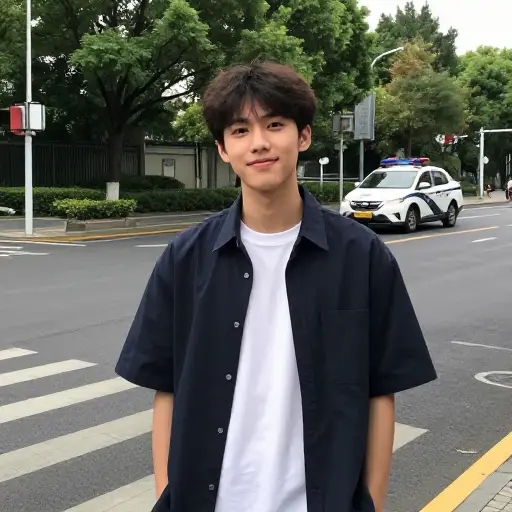 据我所知，他从未惹过警察麻烦。